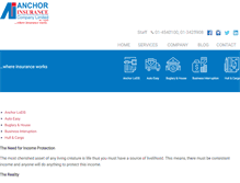 Tablet Screenshot of anchorinsuranceng.com
